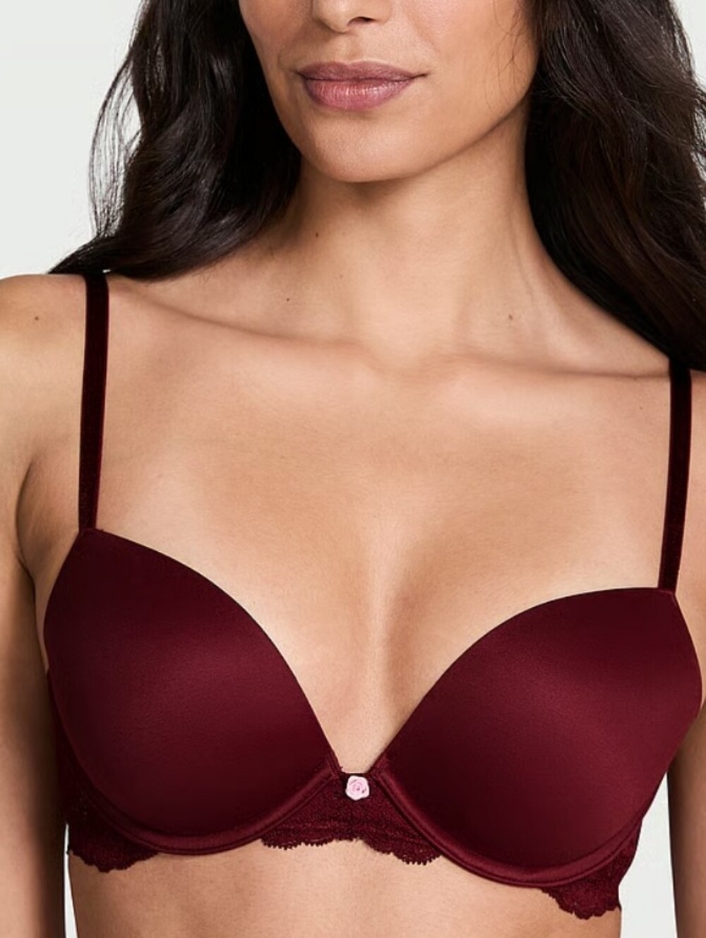 VS Dream Angels Smooth & Lace Push-Up Bra Sz 44C NWT